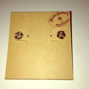 Brooks Brothers | Flower Earrings | Gold